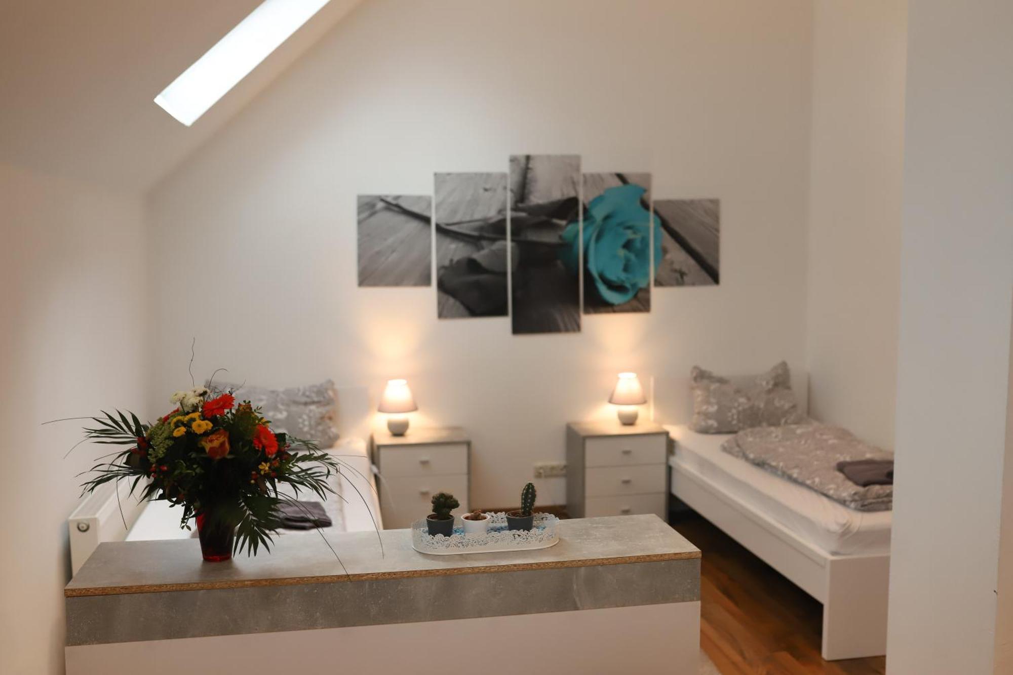 מאמלסדורף Ferienwohnung Am Herzplatz מראה חיצוני תמונה