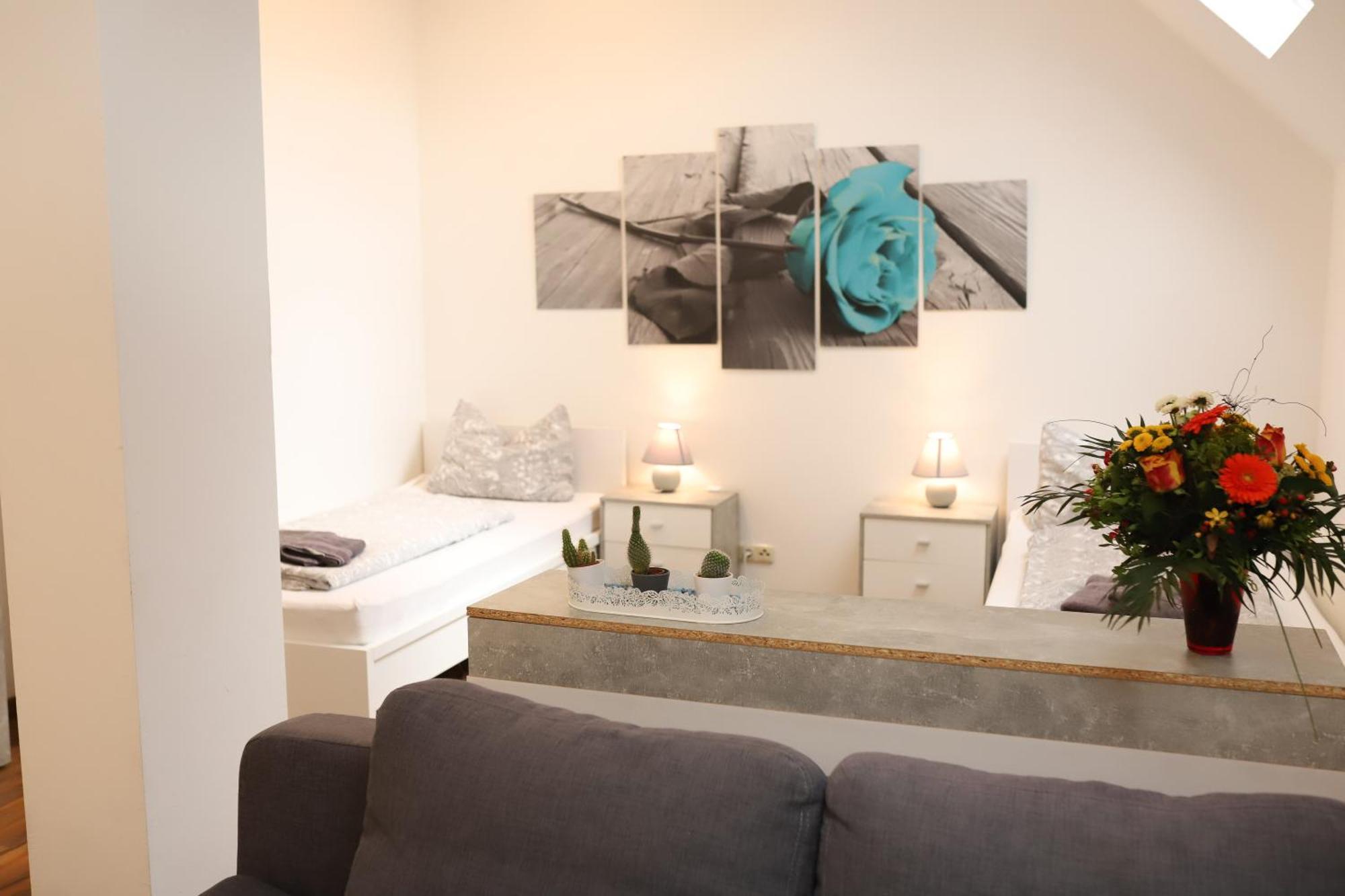מאמלסדורף Ferienwohnung Am Herzplatz מראה חיצוני תמונה