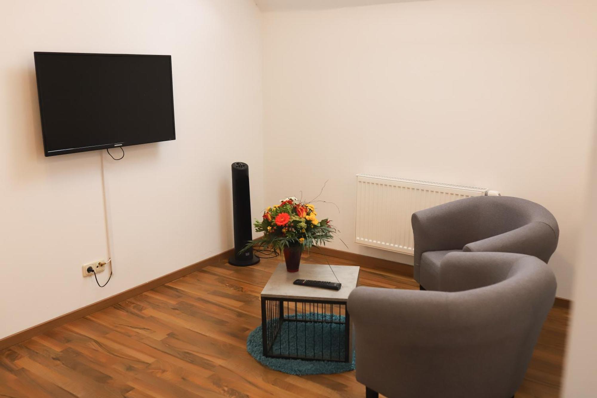 מאמלסדורף Ferienwohnung Am Herzplatz מראה חיצוני תמונה